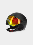 Pánská lyžařská helma vestavěnými brýlemi 4FWAW23AHELM034-20S černá 4F cm)