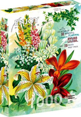 Puzzle Vintage květinový katalog 1000 dílků