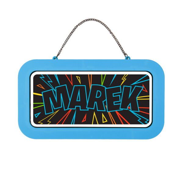 Neonová cedulka se jménem - Marek - Albi