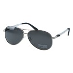 Unisex sluneční brýle Aviator Classic, stříbrné