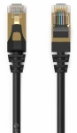 Orico PUG-C7 černá / Síťový kabel / Cat 7 / RJ45-RJ45 / kulatý / 10 Gbps / 0,5 m