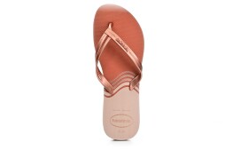 Havaianas Elegance Print pink clay pantofle