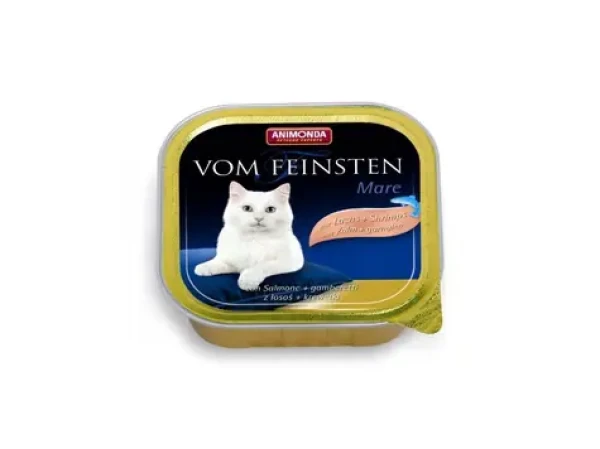 Animonda Vom Feinsten Mare paštika pro kočky losos+garnát 100g (4017721834445)
