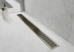 MEXEN/S - Flat 360° M33 podlahový žlab otočný 100, zlatý 1533100-40