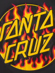 Santa Cruz Thrasher Flame Dot black jarní bunda pánská