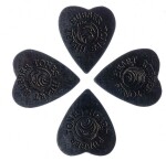 Timber Tones Rubber Tones Heart Black Nitrile 4-Pack
