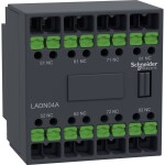 Schneider Electric LADN04A blok pomocných spínačů 4 rozpínací kontakty s pomocným kontaktem 1 ks