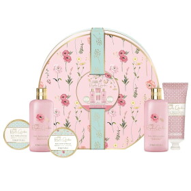 Baylis & Harding Dárková sada tělové kosmetiky v boxu Rose, Poppy & Vanilla, růžová barva, plast