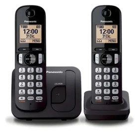 Panasonic KX-TGC212 černá / DECT bezdrátový telefon / 2 sluchátka (kx-tgc212 pdb)