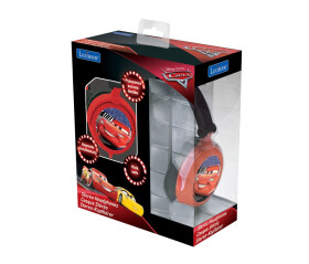 Lexibook skládací drátová sluchátka Disney Cars s limitem hlasitosti - Alltoys Lexibook