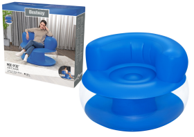 Mamido Nafukovací křeslo 112 x 112 x 70 cm Bestway 75138 modré