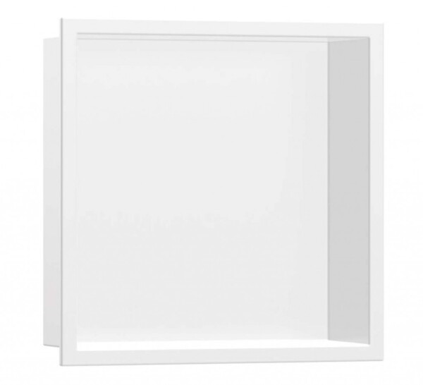 HANSGROHE - XtraStoris Original Výklenek do stěny s rámem, 30x30x10 cm, matná bílá 56061700