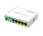 MikroTik RouterBOARD hEX PoE Lite, 650MHz CPU, 64MB RAM, 5x LAN, USB, PoE, 1x USB, vč. L4 licence EDF_1015203