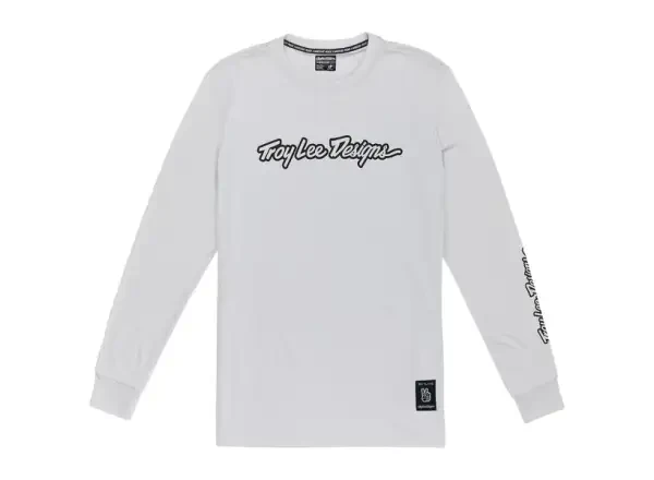 Troy Lee Designs Skyline Ride Tee Signature pánský dres dlouhý rukáv Mist vel. M