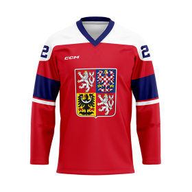 Fan dres CCM Česká republika červený David Pastrňák #88 Velikost: