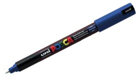 Akrylový popisovač Uni Posca 1MR 0,7 mm trubičkový hrot, modrý 33