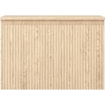 MEXEN/S - Rivel koupelnová skříňka pod umyvadlo 70 cm s deskou, 1 šuplík, reliéf , dub 91A20-07047-1-BFC81
