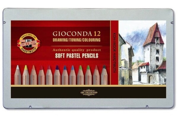 Koh-i-Noor Gioconda Soft Pastel Pencils 12 ks 8827 Pastely v tužce