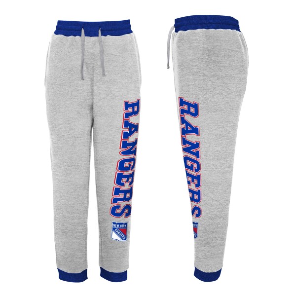 Outerstuff Dětské tepláky New York Rangers Skilled Enforcer Sweatpants Velikost: Dětské L (13 - 14 let)