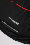 Pánský cyklistický dres ETAPE BLAZE, černá/bílá (elastický materiál, velikost M)