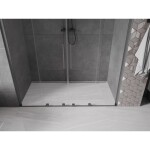 MEXEN/S - Velar L Duo posuvné sprchové dveře 200, transparent, grafit kartáčovaná 871-200-003-02-66