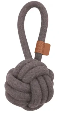 M-Pets Coto bavlněná hračka uzel šedá / Přetahovadlo / Bavlna / 8 cm (354015)