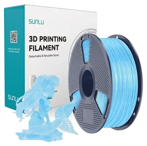Sunlu PLA Twinkling lesklá modrá / Struna pro 3D tiskárnu / PLA / 1,75 mm / 1 kg (PLA Twinkling Blu)