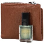 Trendy dámská mini koženková peněženka Coveri Bobbi, hnědá