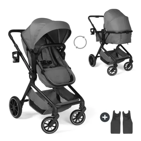 Hauck Kombinovaný kočárek 2v1 Convert N Care Dark Grey (HK309247)