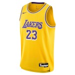 Nike Dětský dres Los Angeles Lakers NBA LeBron James #23 Swingman Žlutá (YOUTH)