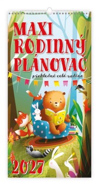 Kalendář nástěnný 2027 - MAXI rodinný plánovač