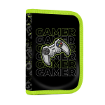 Školní penál 1-patrový prázdný KARTON P+P - Gamer