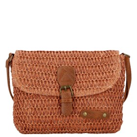 Dámská pletená crossbody kabelka Olive Boho, cihlově červená