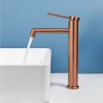 REA - Umyvadlová baterie FOSS Brush Copper vysoká REA-B2086