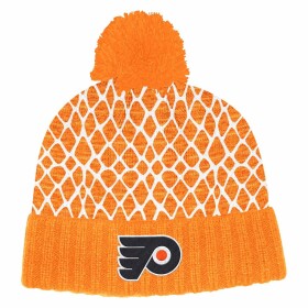 Adidas Pánská zimní čepice Philadelphia Flyers NHL 2019 20 Goal Net Pudelmütze