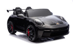 Mamido Elektrické autíčko Porsche 911 GT3 XXL | 24V14Ah | 4x200W | Pro 2 děti | Lakované černé