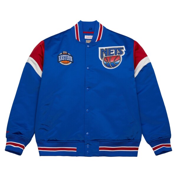 Mitchell & Ness Pánská bunda New Jersey Nets NBA Heavyweight Satin Velikost: XL