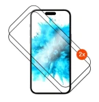 FIXED Tvrzené sklo Full-Cover s aplikátorem pro Apple iPhone 17 Pro 2ks černé (FIXGFADA-1602-BK)