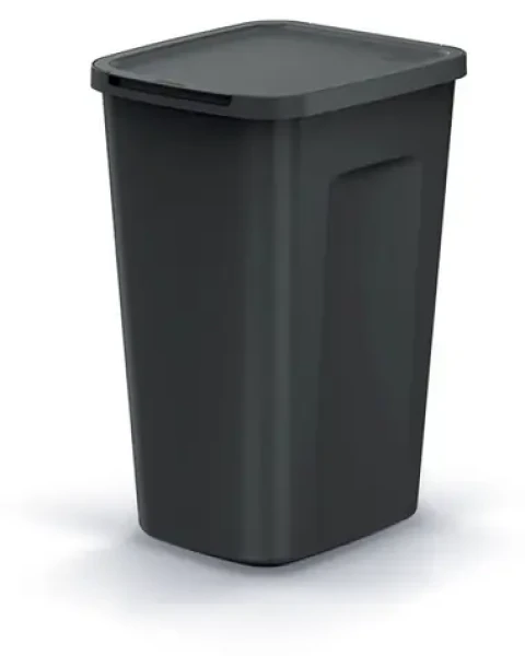 Keden COMPACTA Q FLAP PLUS recyklovaná černá / Odpadkový koš / 35 l / plast (NSDK35-S411*)