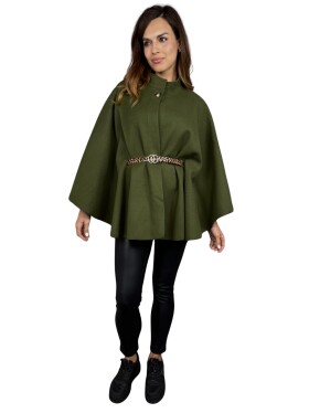HOSH Dámské pončo Evelora Velikost: UNI, Barva: Khaki