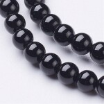 Přírodní onyx - ∅ 4 mm - třída A - 1 ks