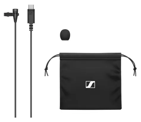 Sennheiser XS Lav USB-C / Klopový mikrofon / USB-C / Všesměrový / černý (XS LAV)