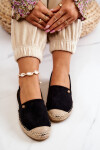 Dámské semišové espadrilky Černá Joaquin 36