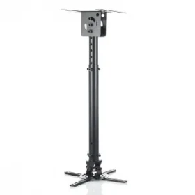 Stropní držák projektoru P-107B černá / Držák projektoru / nosnost 15 kg / rozsah 45-76 cm (RAMART P-107B)