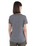 Dámské merino triko krátký rukáv ICEBREAKER Wmns 150 Tech Lite III SS Tee, Gritstone Heather-013 velikost: L