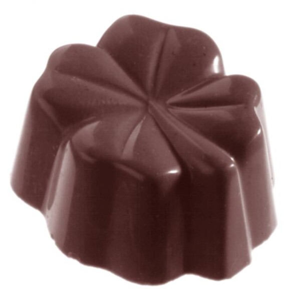 Chocolate World polykarbonátová forma na pralinky Čtyřlístek