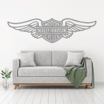 Samolepka Harley Davidson křídla Barva: bílá, Velikost: 60 x 17 cm