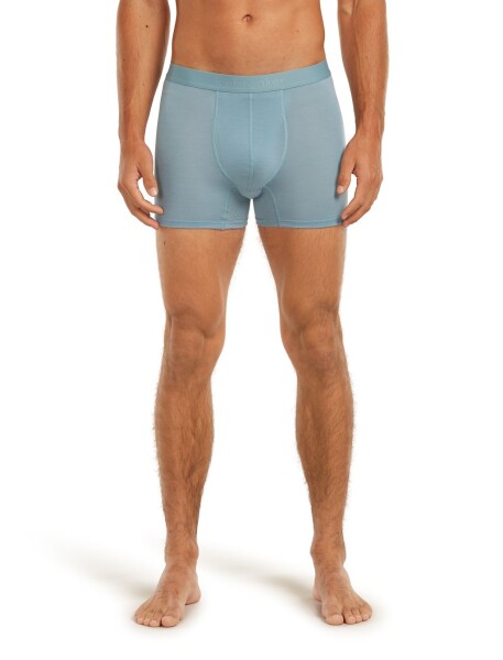 Pánské merino boxerky ICEBREAKER Mens 125 ZoneKnit Boxers, Flint Blue velikost: L