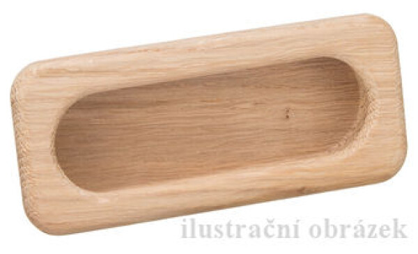 Tulip Nábytková úchytka dřevěná Vasca nelakovaná (351890)