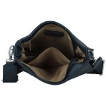 Trendy dámská koženková crossbody kabelka Candelis, tmavě modrá